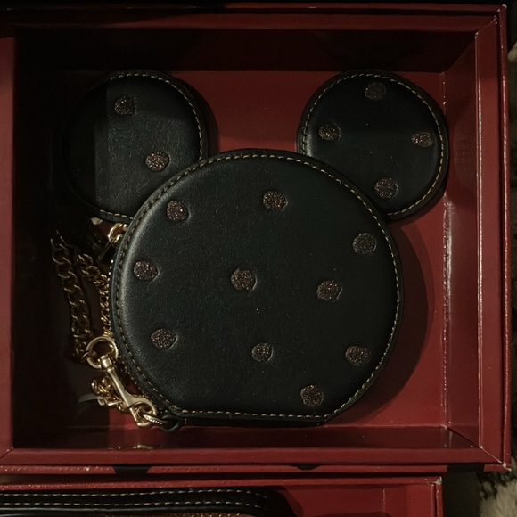 NWT! Coach box, Collector, edition Disney MM three piece set black - Picture 2 of 5